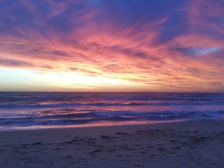 Sonnenuntergang am Strand, Abendstimmung auf Mallorca